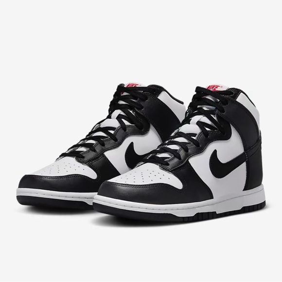 Nike Shoes - Nike Dunk High White/University Red/Black